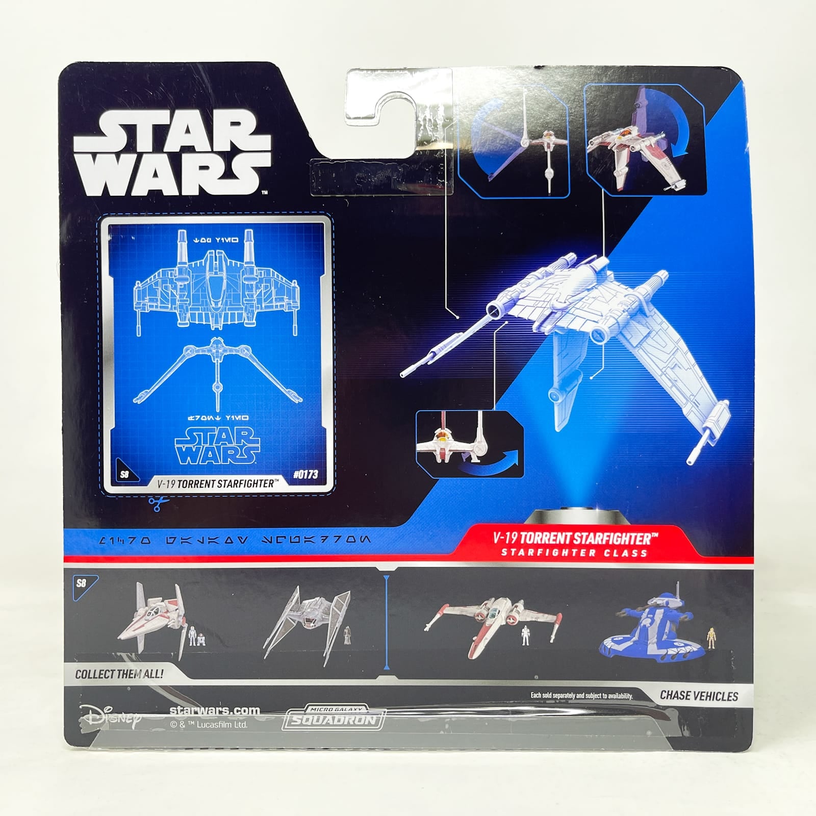 Vintage Jazwares Star Wars Micro V-19 Torrent Starfighter #0173 – Jazwares Star Wars Micro Galaxy Squadron