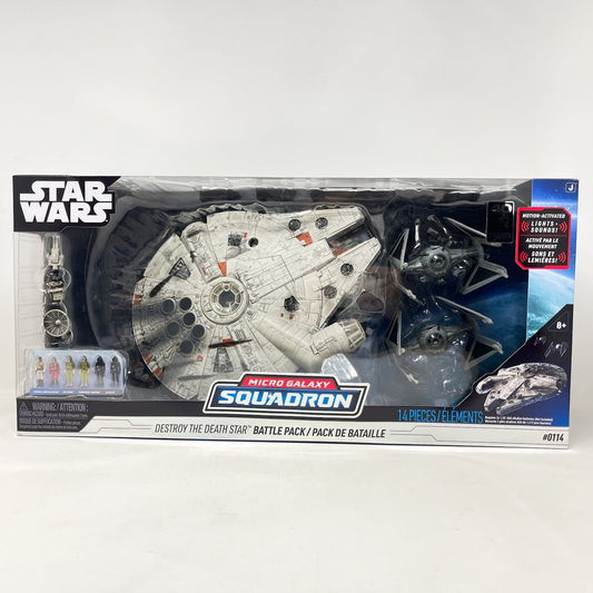 Vintage Jazwares Star Wars Modern Ships Destroy The Death Star Battle Pack #0114 - Micro Galaxy Squadron (2023)