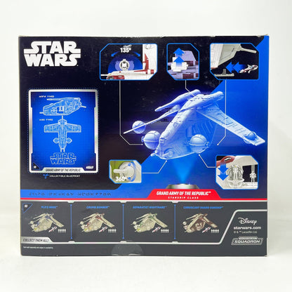 Vintage Jazwares Star Wars Modern Ships Grand Army of the Republic Battle Pack (LAAT) #0069 - Micro Galaxy Squadron (2023)