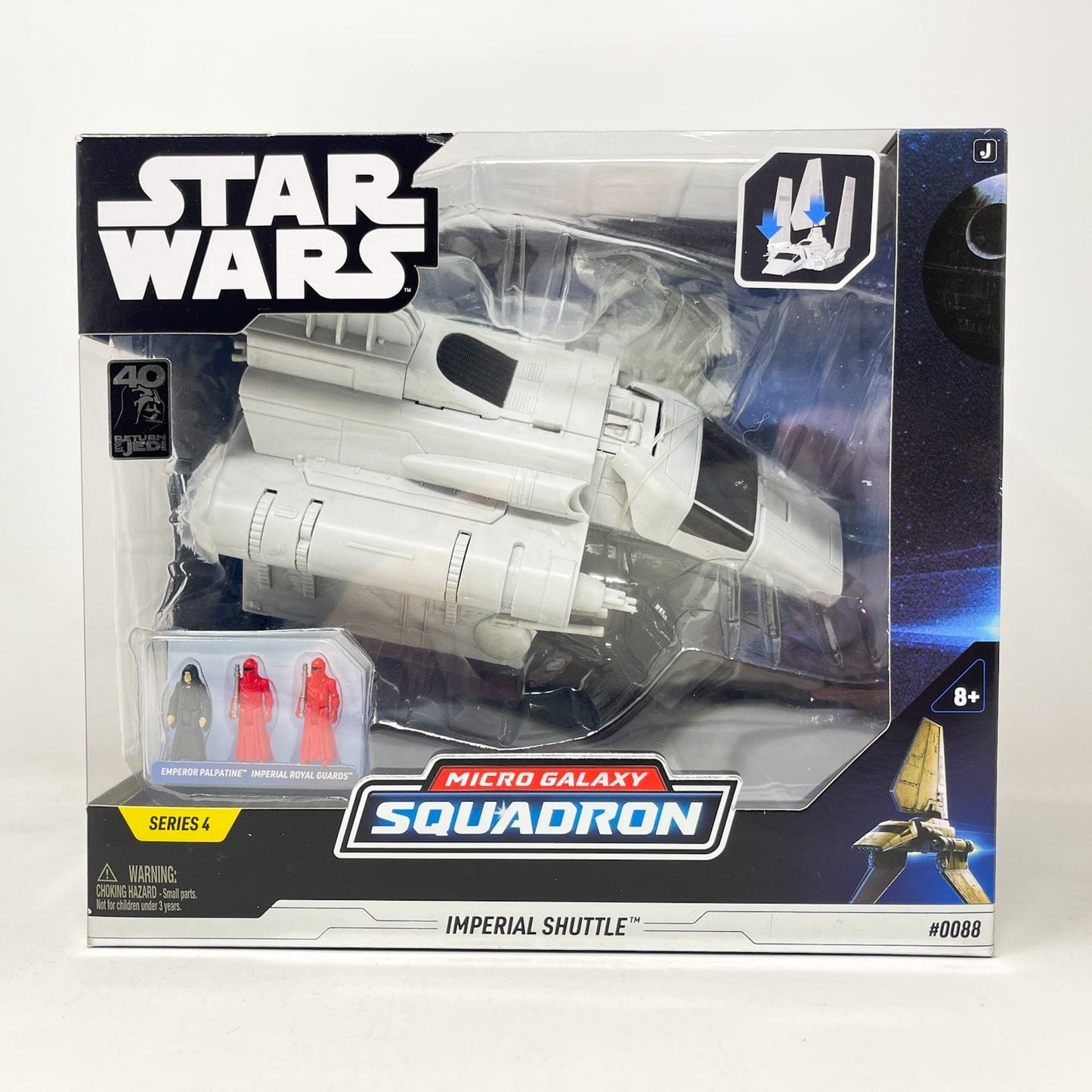 Vintage Jazwares Star Wars Modern Ships Imperial Shuttle #0088 - Micro Galaxy Squadron (2023)