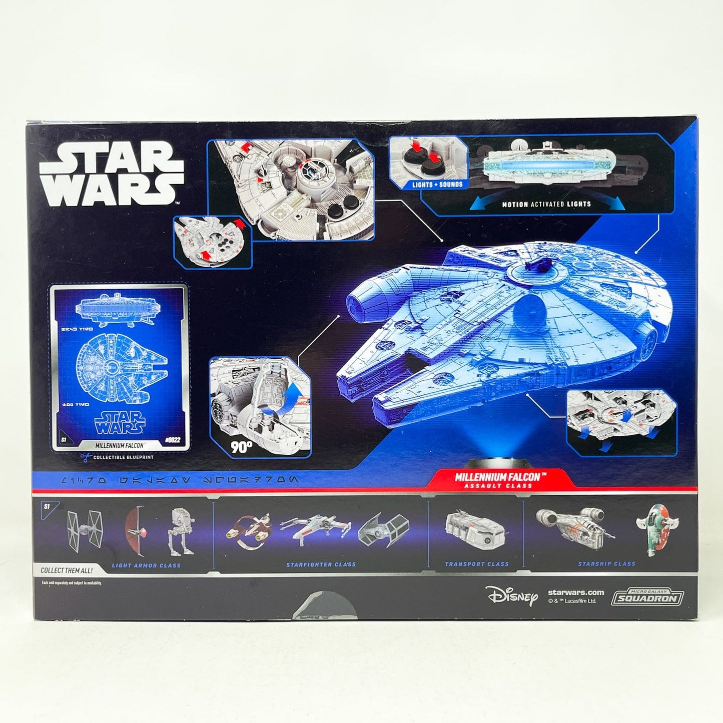 Vintage Jazwares Star Wars Modern Ships Millennium Falcon #0022 - Micro Galaxy Squadron (2022)