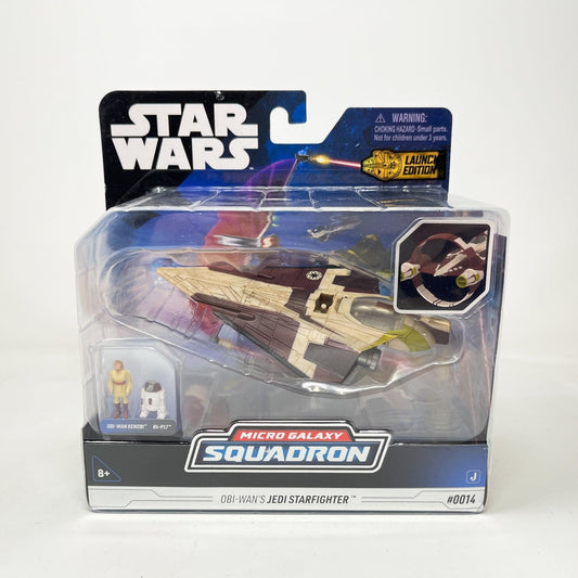 Vintage Jazwares Star Wars Modern Ships Obi-Wan’s Jedi Starfighter #0014- Micro Galaxy Squadron (2022)