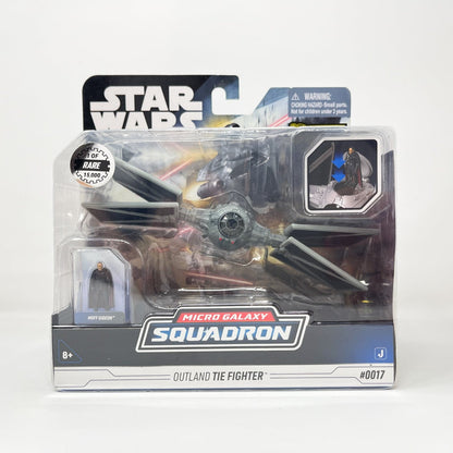Vintage Jazwares Star Wars Modern Ships Outland Tie Fighter (Moff Gideon) #0017 CHASE - Micro Galaxy Squadron (2022)