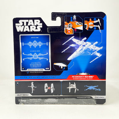 Vintage Jazwares Star Wars Modern Ships Poe Dameron's T-70 X-Wing (TROS) #0108 CHASE - Micro Galaxy Squadron (2023)