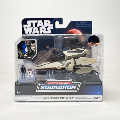 Vintage Jazwares Star Wars Modern Ships Shadow V-Wing Starfighter #0109 - Micro Galaxy Squadron (2024)