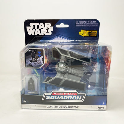 Vintage Jazwares Star Wars Modern Ships Tie Advanced (Darth Vader) #0016 - Micro Galaxy Squadron (2022)