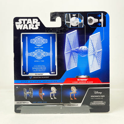Vintage Jazwares Star Wars Modern Ships Tie Fighter (White) #0013 - Micro Galaxy Squadron (2022)