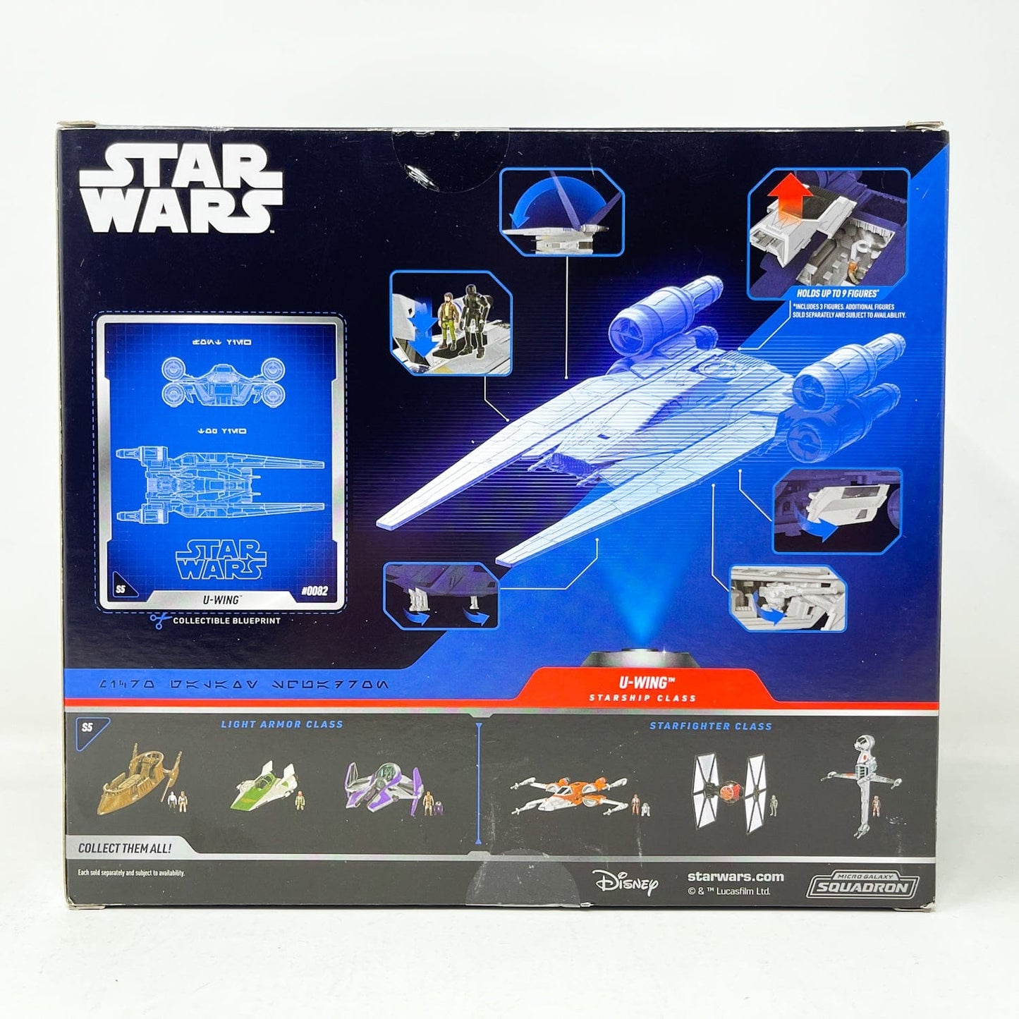 Vintage Jazwares Star Wars Modern Ships U-Wing #0082 - Micro Galaxy Squadron (2024)