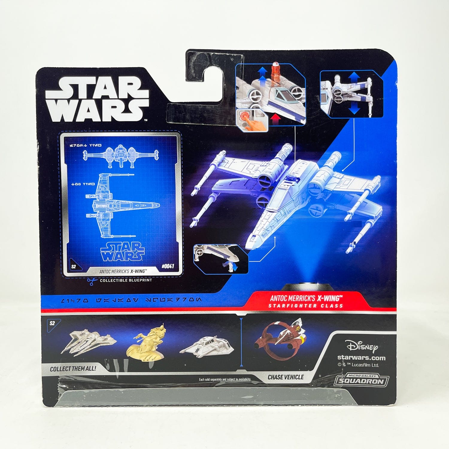 新品スターウォーズマイクロギャラクシーアントック メリックのXウイング X-Wing (Antoc Merrick)#0041 - Star Wars Micro Galaxy Squadron