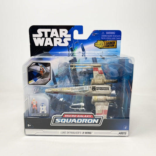 Vintage Jazwares Star Wars Modern Ships X-Wing (Luke Skywalker) #0015 - Micro Galaxy Squadron (2022)