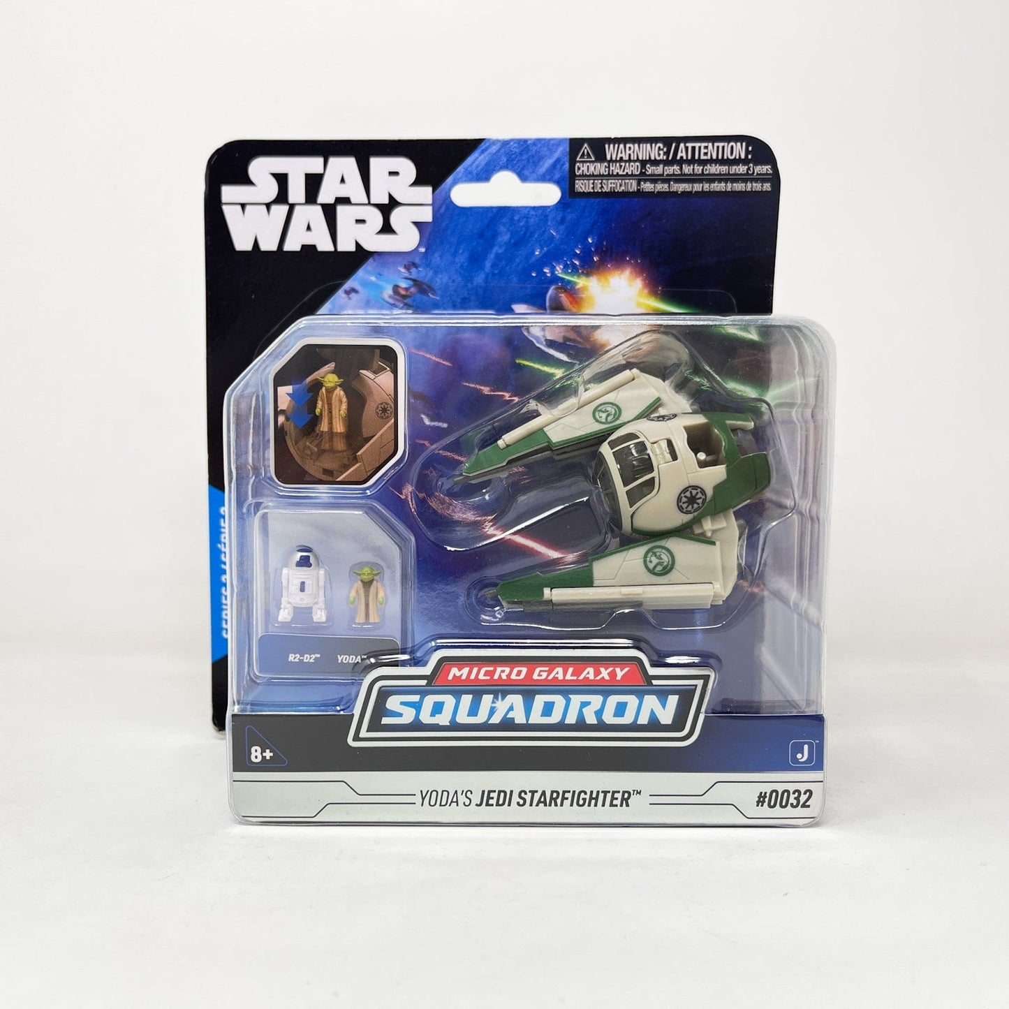 Vintage Jazwares Star Wars Modern Ships Yoda's Jedi Starfighter #0032  - Micro Galaxy Squadron (2022)