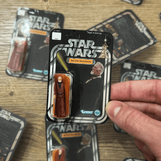 Vintage JP Customs Star Wars Non-Toy Micro Vintage Ben (Obi-Wan) Kenobi Carded Figure - Hand Painted Star Wars