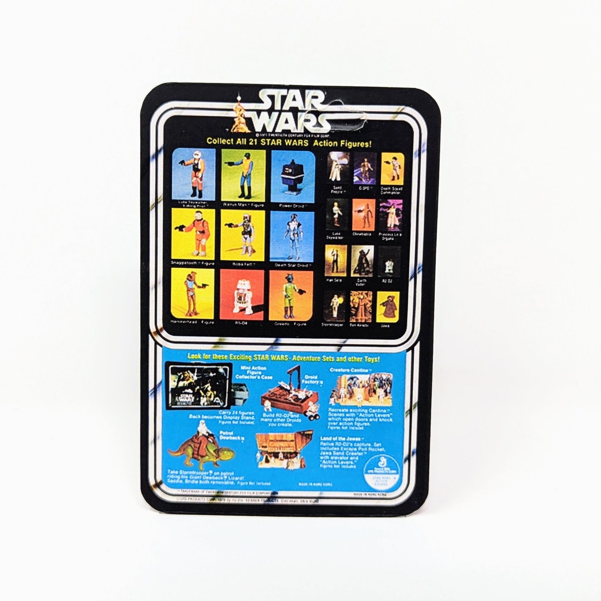 Vintage JP Customs Star Wars Non-Toy Micro Vintage Power Droid (Gonk) Carded Figure - Hand Painted Star Wars