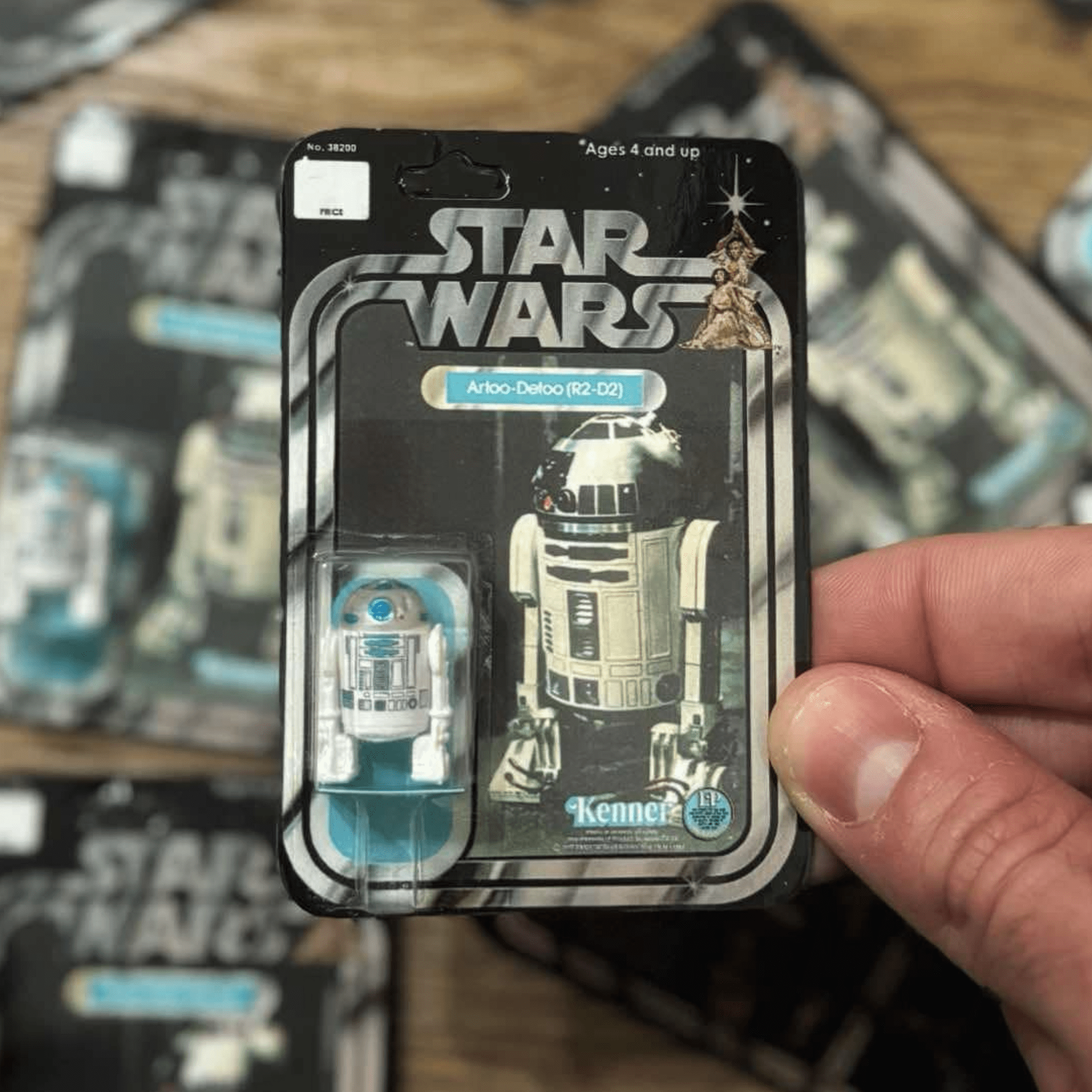 Micro Vintage R2-D2 Carded Figure - Hand Painted Star Wars – 4th Moon Toys