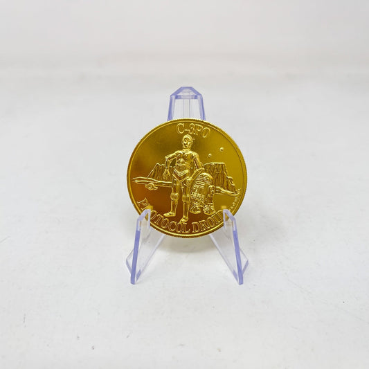 Vintage Kenner Star Wars Coin DROIDS C-3PO Coin