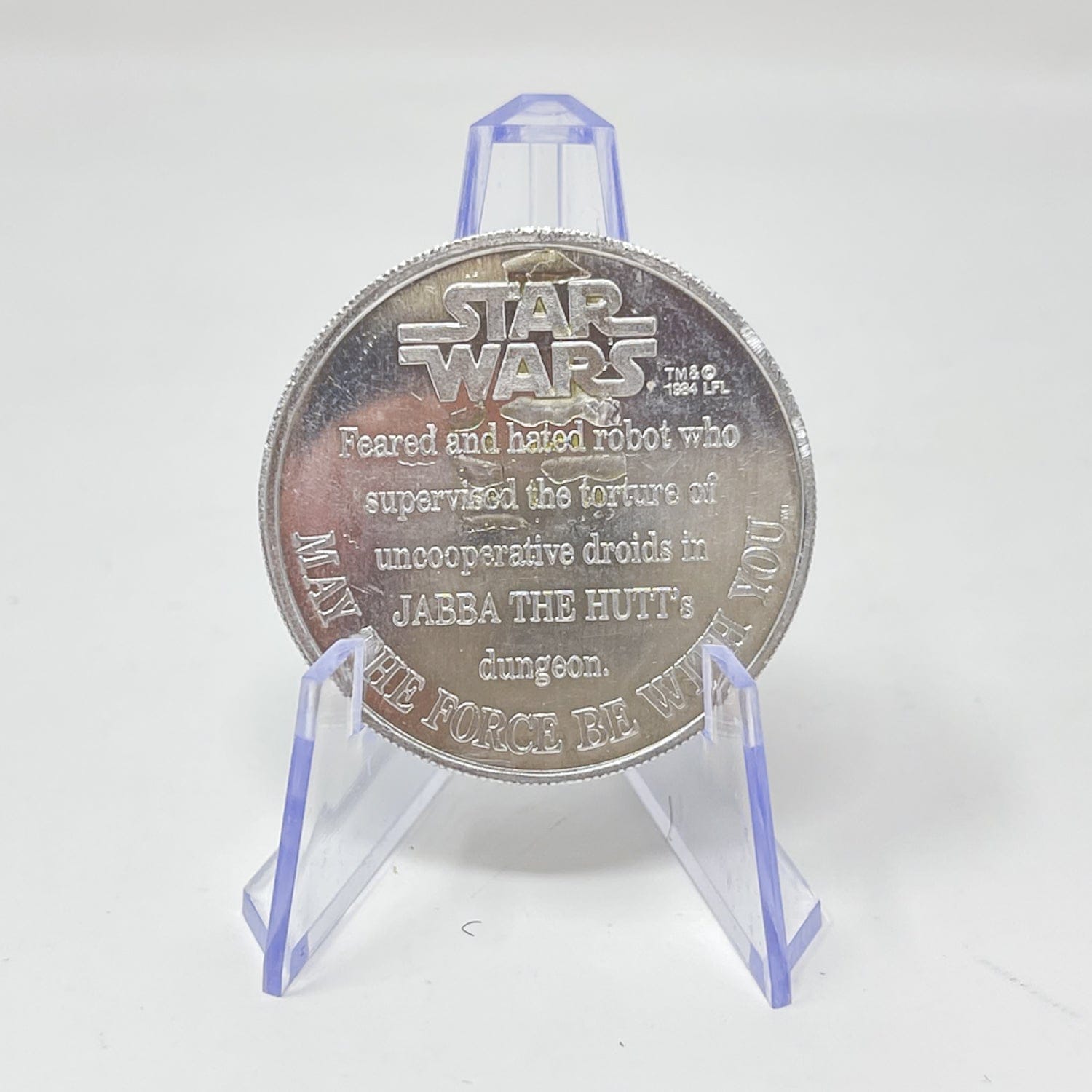 Vintage Kenner Star Wars Coin EV-9D9 POTF Coin