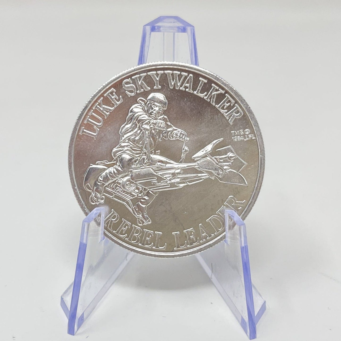 Vintage Kenner Star Wars Coin Luke Skywalker Endor POTF Coin