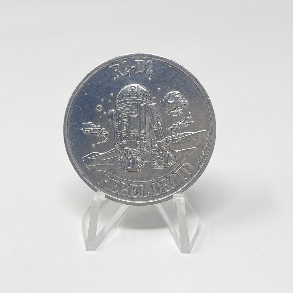 R2-D2 POTF Coin Vintage Star Wars Power of the Force For Sale