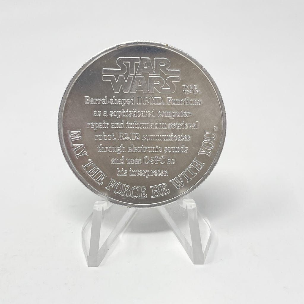 R2-D2 POTF Coin Vintage Star Wars Power of the Force For Sale