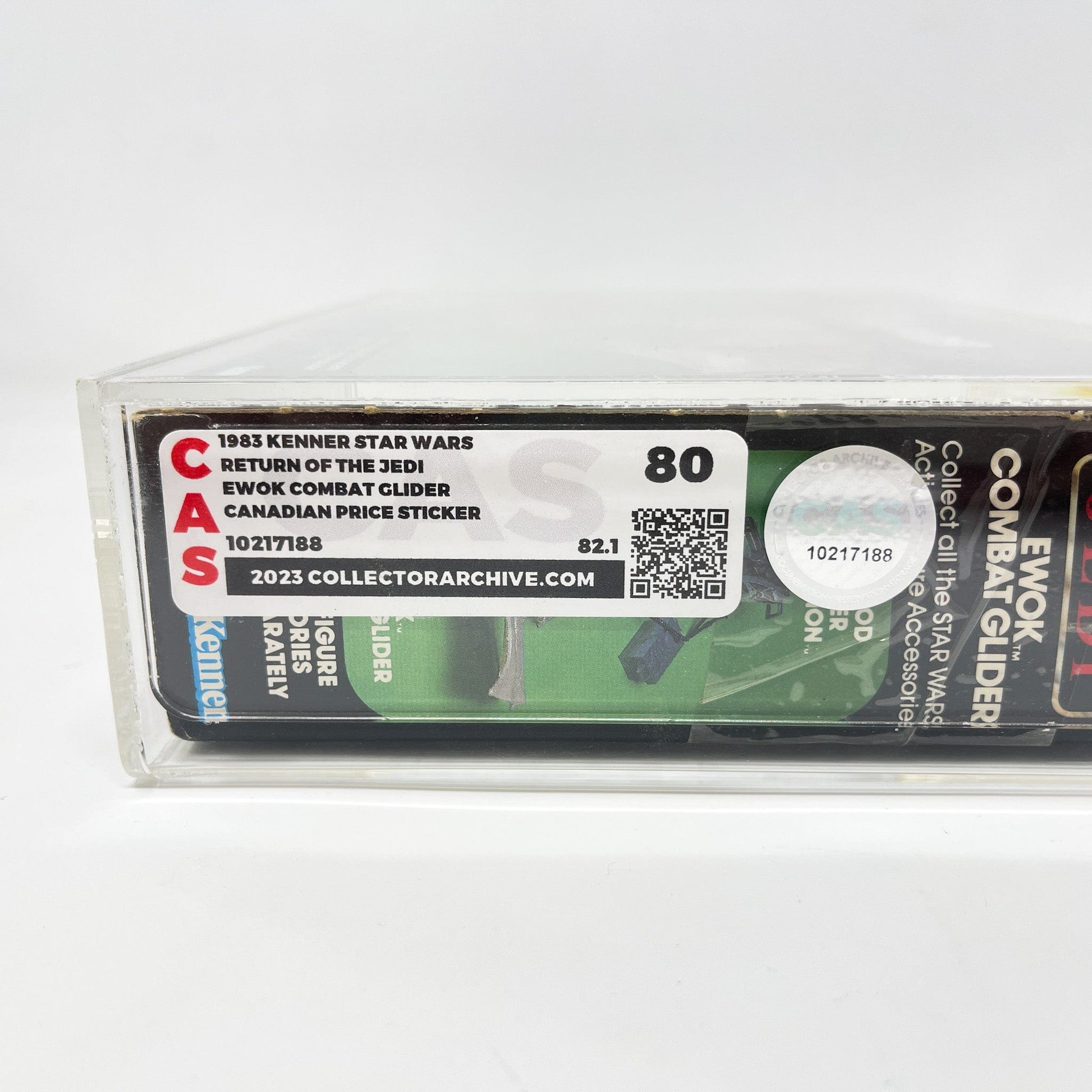 Vintage Kenner Star Wars Ewok Combat Glider - Graded CAS 80 w/ Canadian Price Tag