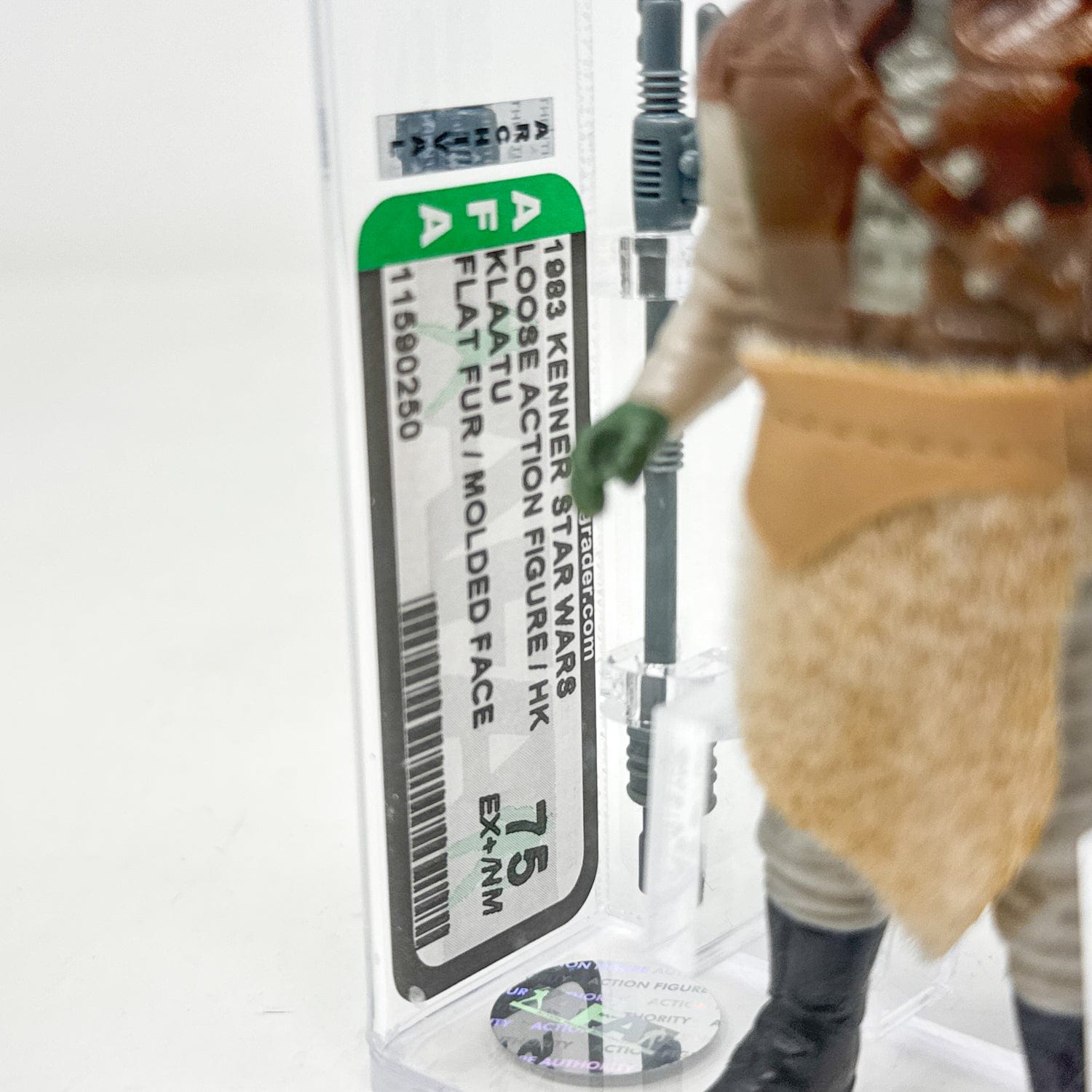 Vintage Kenner Star Wars LC Klaatu - Flat Fur Skirt - Loose Graded AFA 75