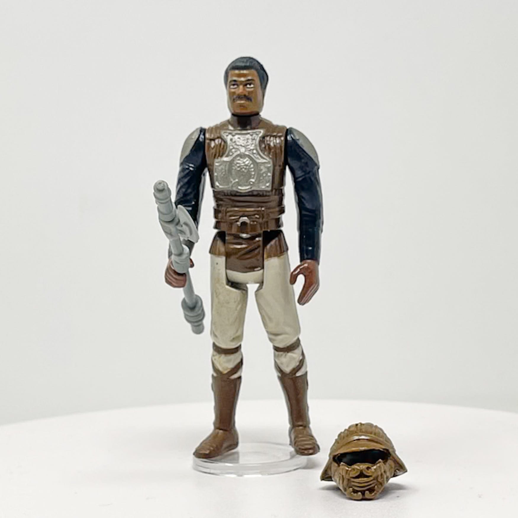 1983 Kenner Star Wars ROTJ Lando Calrissian Skiff Guard Disguise Action store Figure