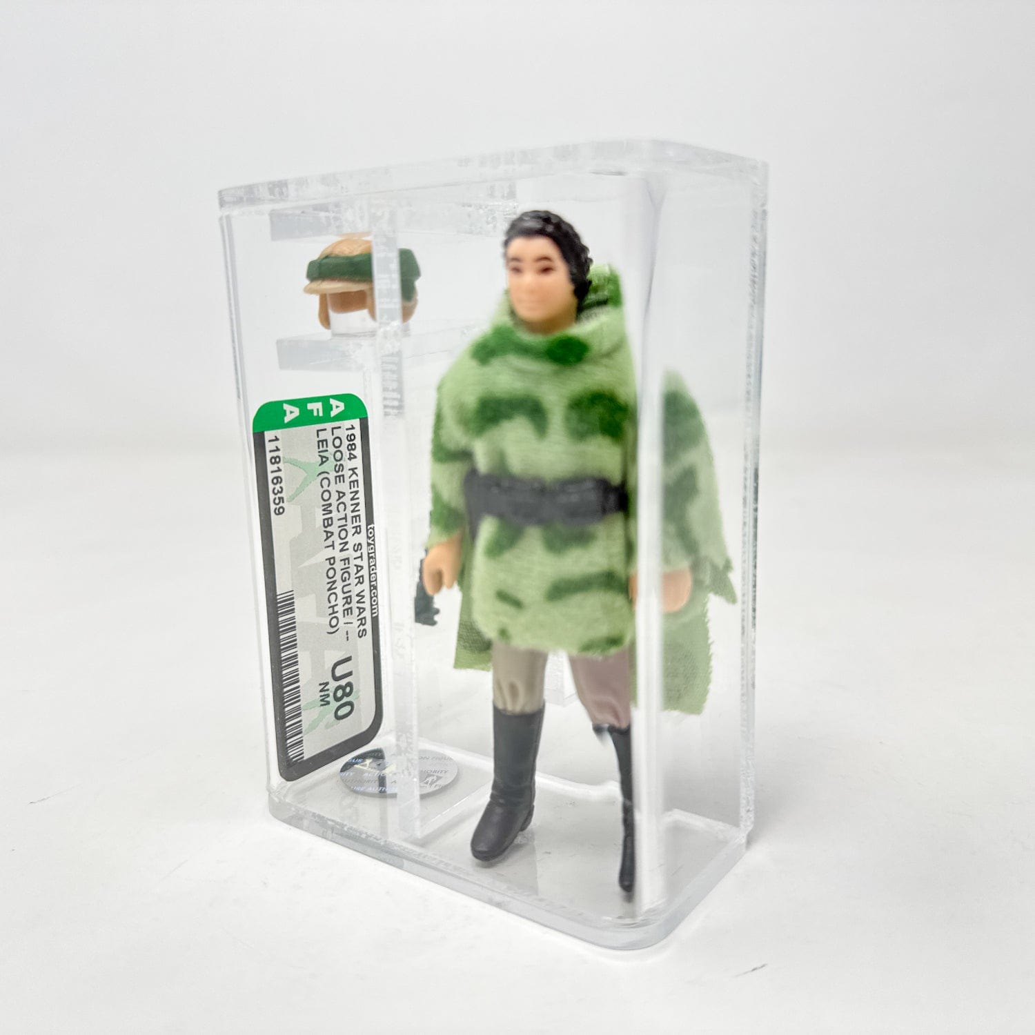 Vintage Kenner Star Wars LC Leia Combat Poncho (Endor) - Loose Graded AFA U80