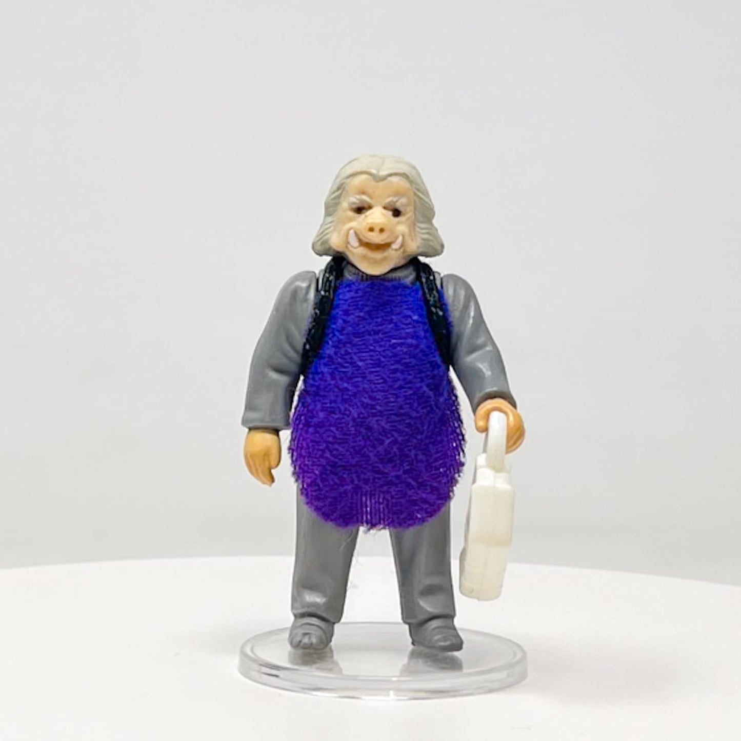 Vintage Kenner Star Wars LC Ugnaught (Blue and Purple Smock) Loose Complete