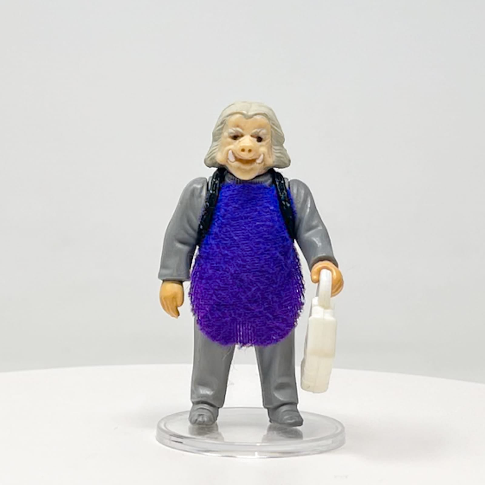 Vintage Kenner Star Wars LC Ugnaught (Blue and Purple Smock) Loose Complete