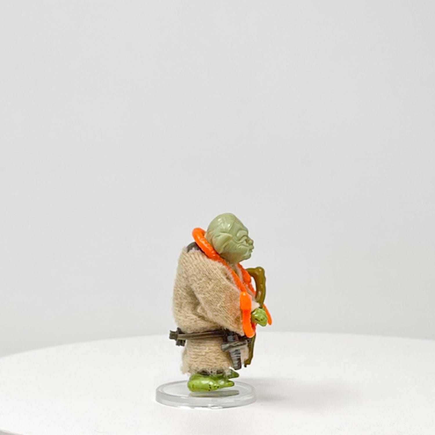 Vintage Kenner Star Wars LC Yoda with Orange Snake Loose Complete