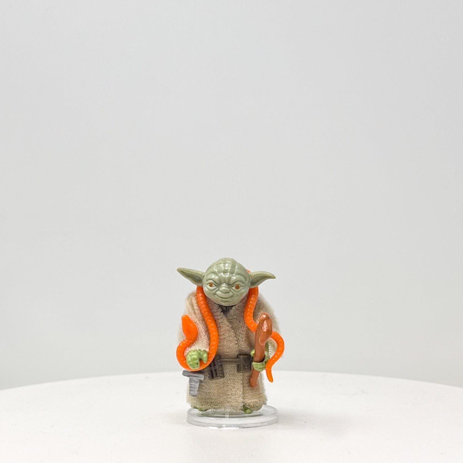 Vintage Kenner Star Wars LC Yoda with Orange Snake Loose Complete