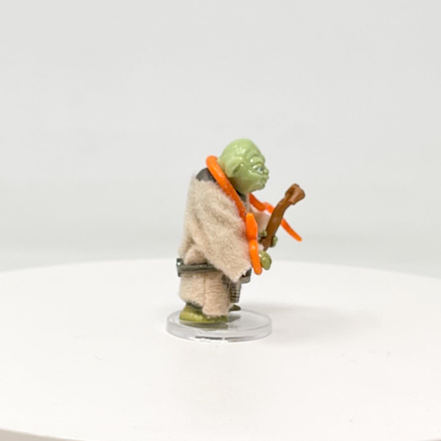 Vintage Kenner Star Wars LC Yoda with Orange Snake Loose Complete