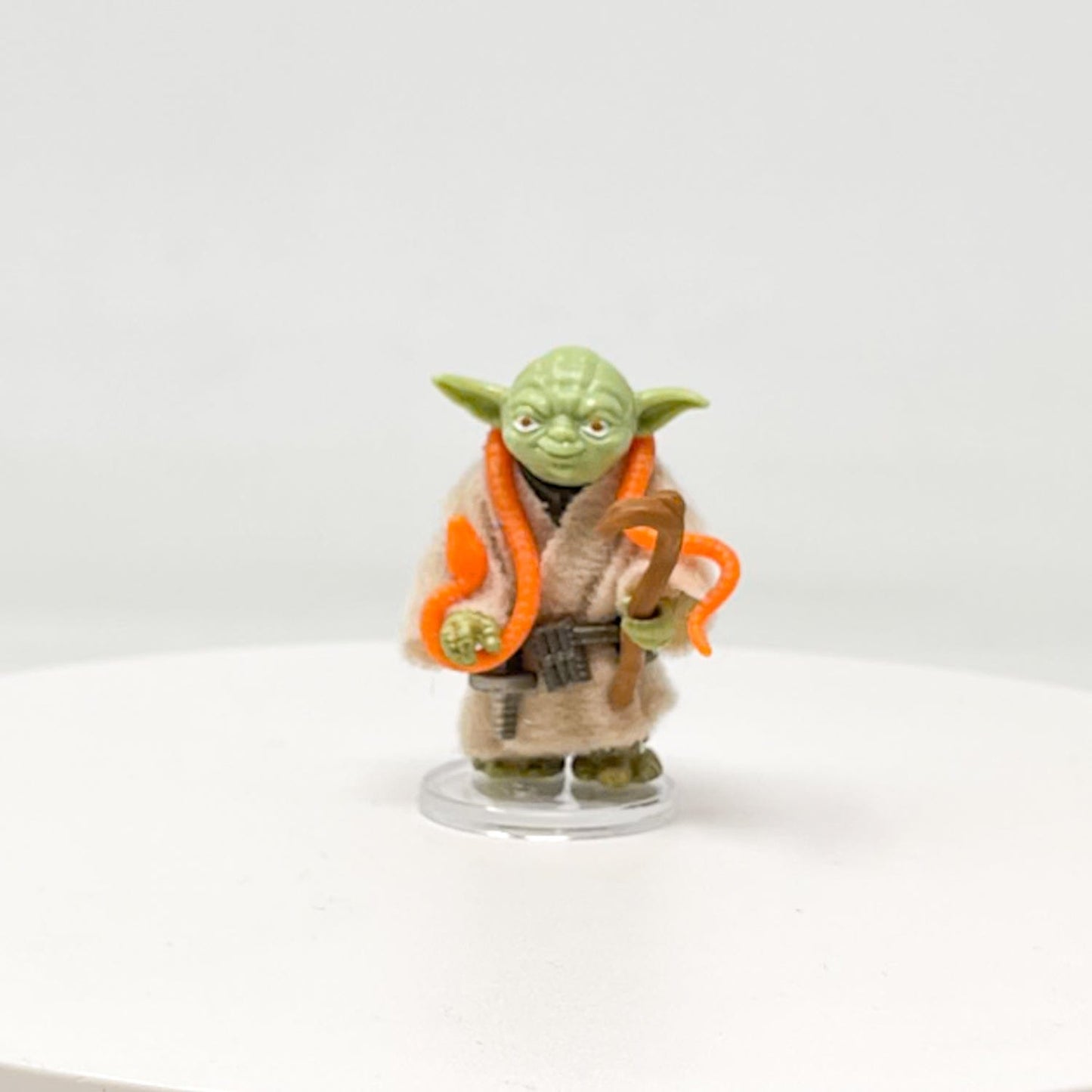 Vintage Kenner Star Wars LC Yoda with Orange Snake Loose Complete