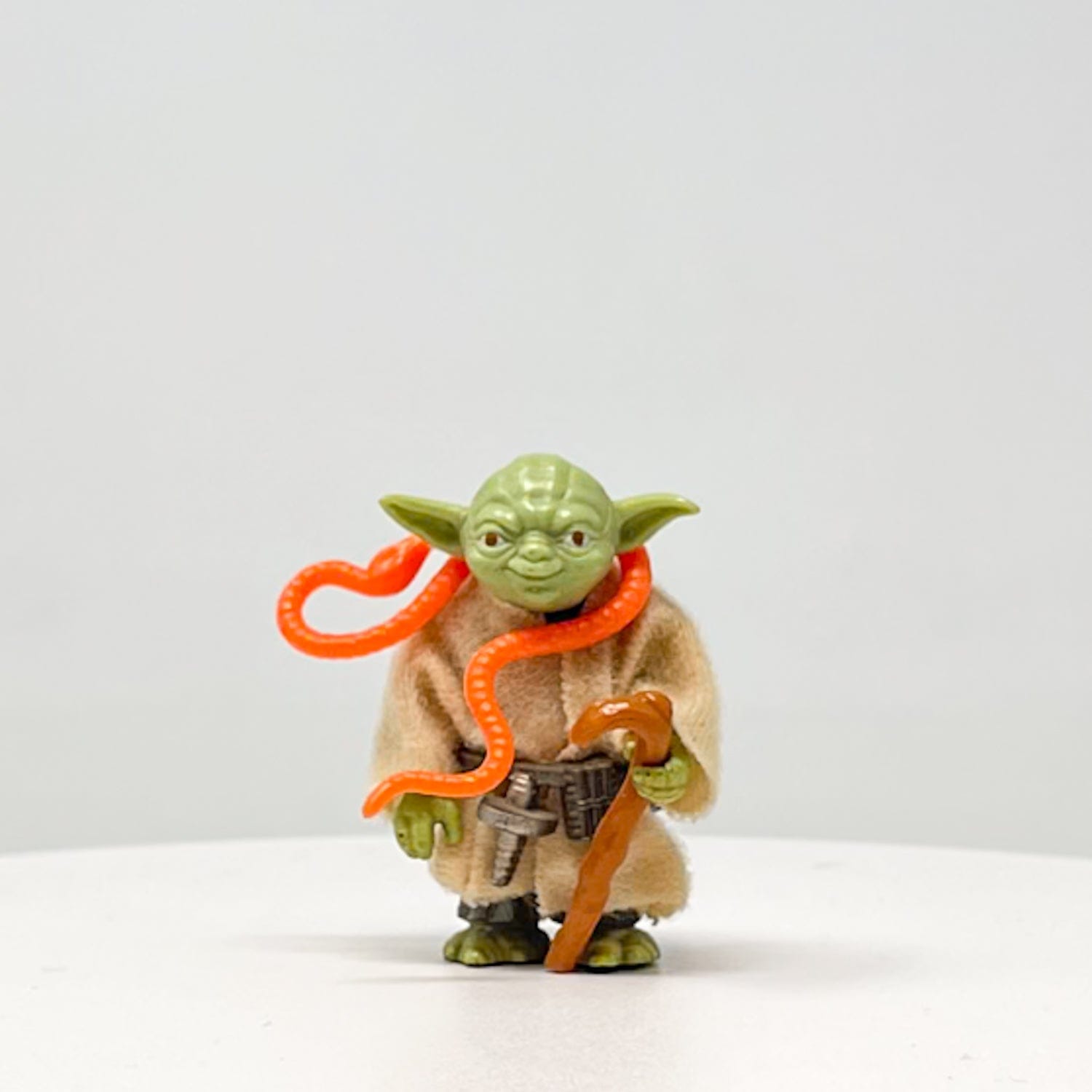 Yoda with Orange Snake Loose Complete Vintage Star Wars Action