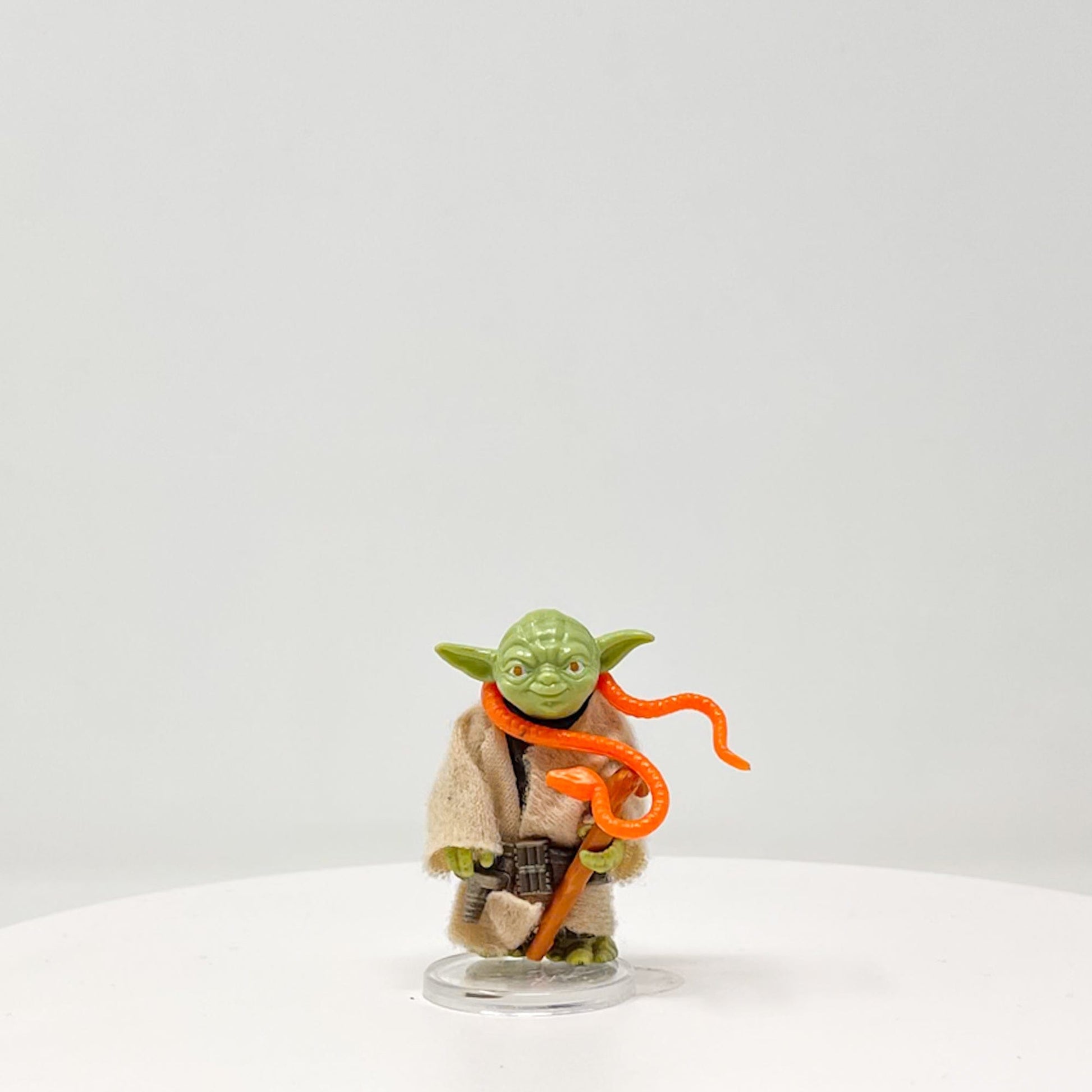 Vintage Kenner Star Wars LC Yoda with Orange Snake Loose Complete