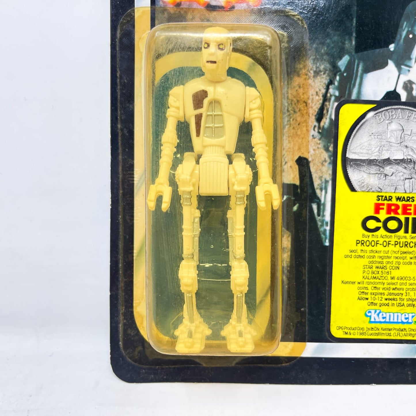 Vintage Kenner Star Wars MOC 8D8 ROTJ 77A-back Coin Offer - Mint on Card - Vintage Kenner (1983)