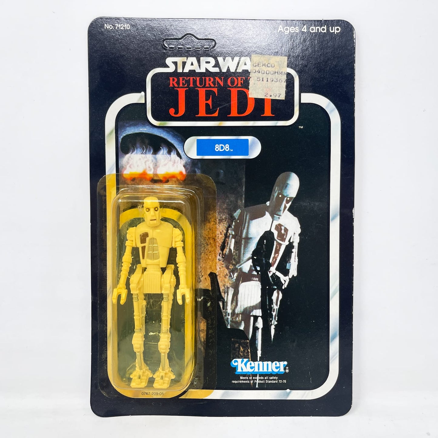 Vintage Kenner Star Wars MOC 8D8 ROTJ 77A-back  - Mint on Card - Vintage Kenner (1983)