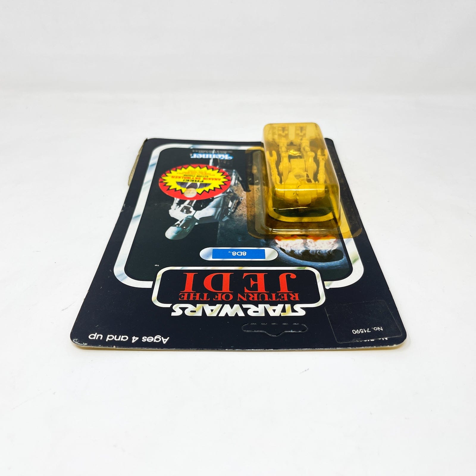 Vintage Kenner Star Wars MOC 8D8 ROTJ 79B-back  - Mint on Card