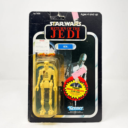 Vintage Kenner Star Wars MOC 8D8 ROTJ 79B-back  - Mint on Card