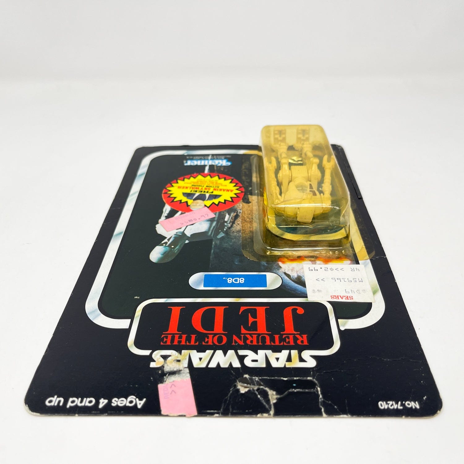 Vintage Kenner Star Wars MOC 8D8 ROTJ 79B-back  - Mint on Card