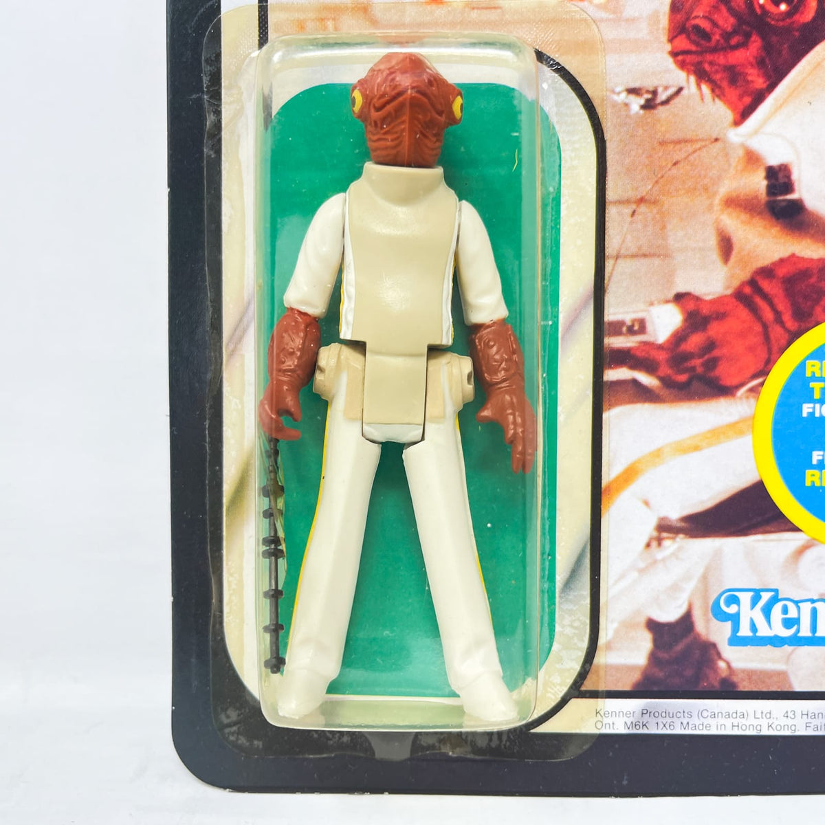 Vintage Kenner Star Wars MOC Admiral Ackbar ROTJ 65A Canadian - Mint on Card - Vintage Kenner 1983