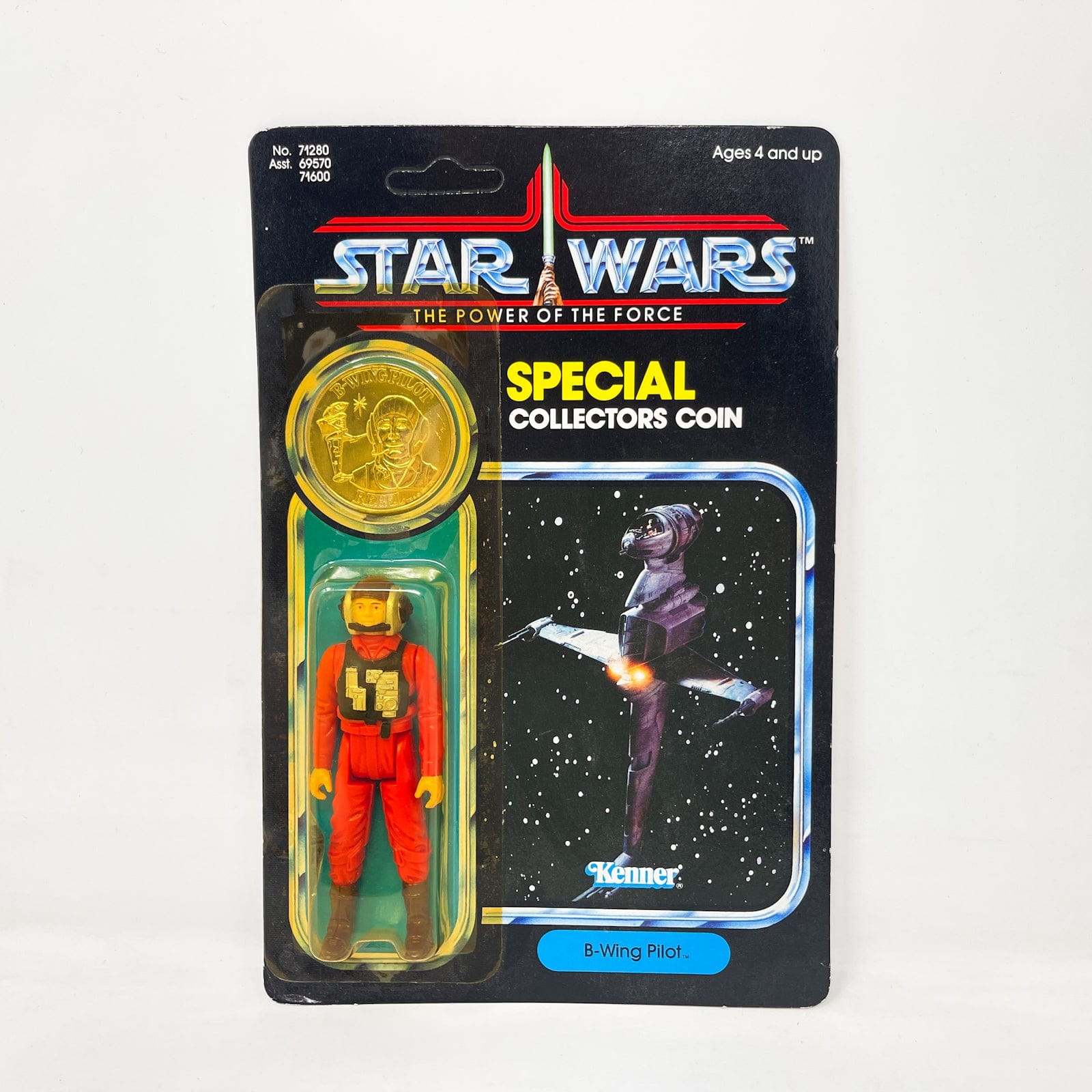 Vintage Kenner Star Wars MOC B-Wing Pilot POTF - Mint on Card