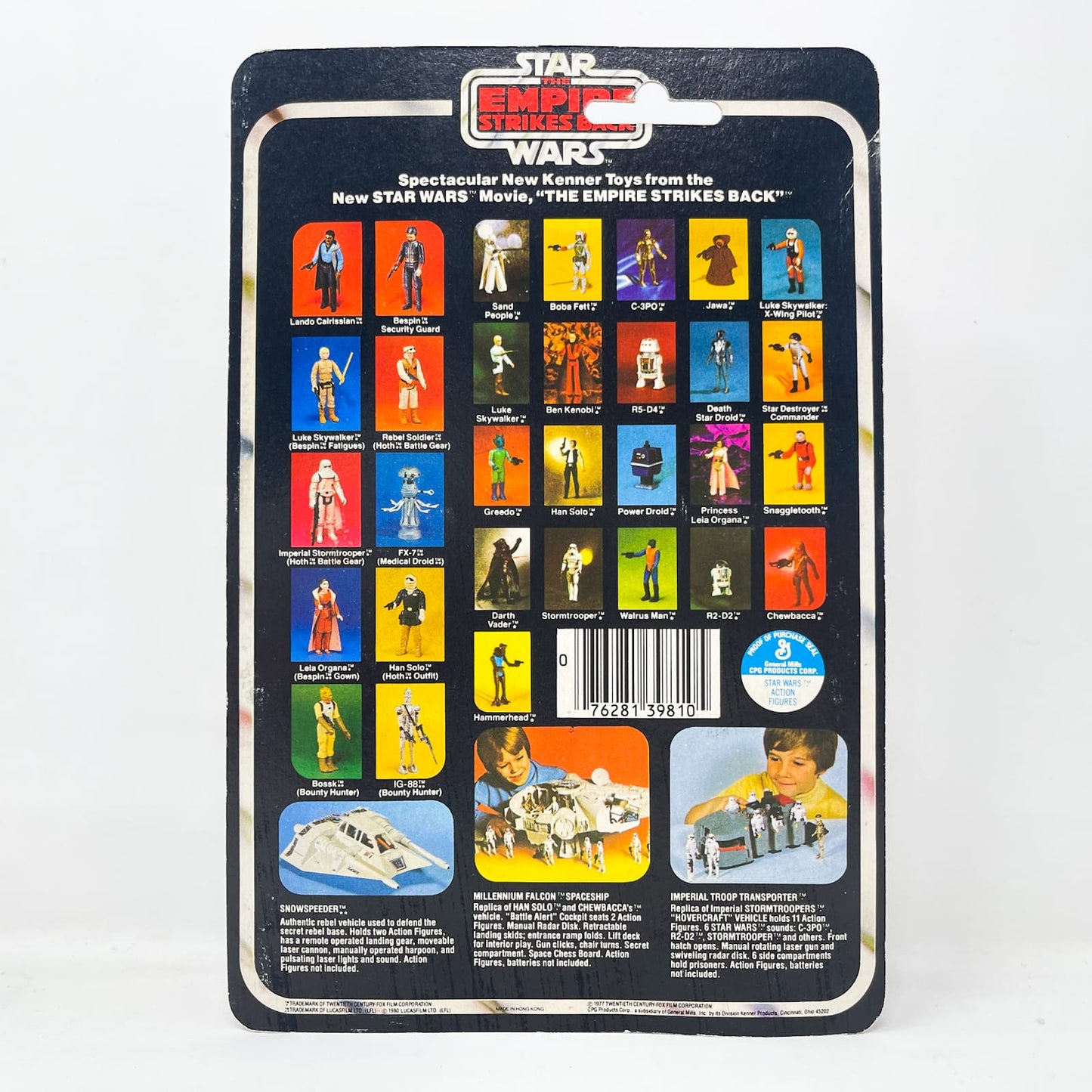 Vintage Kenner Star Wars MOC Bespin Guard (White) ESB 31A - Mint on Card - Vintage Kenner (1980)