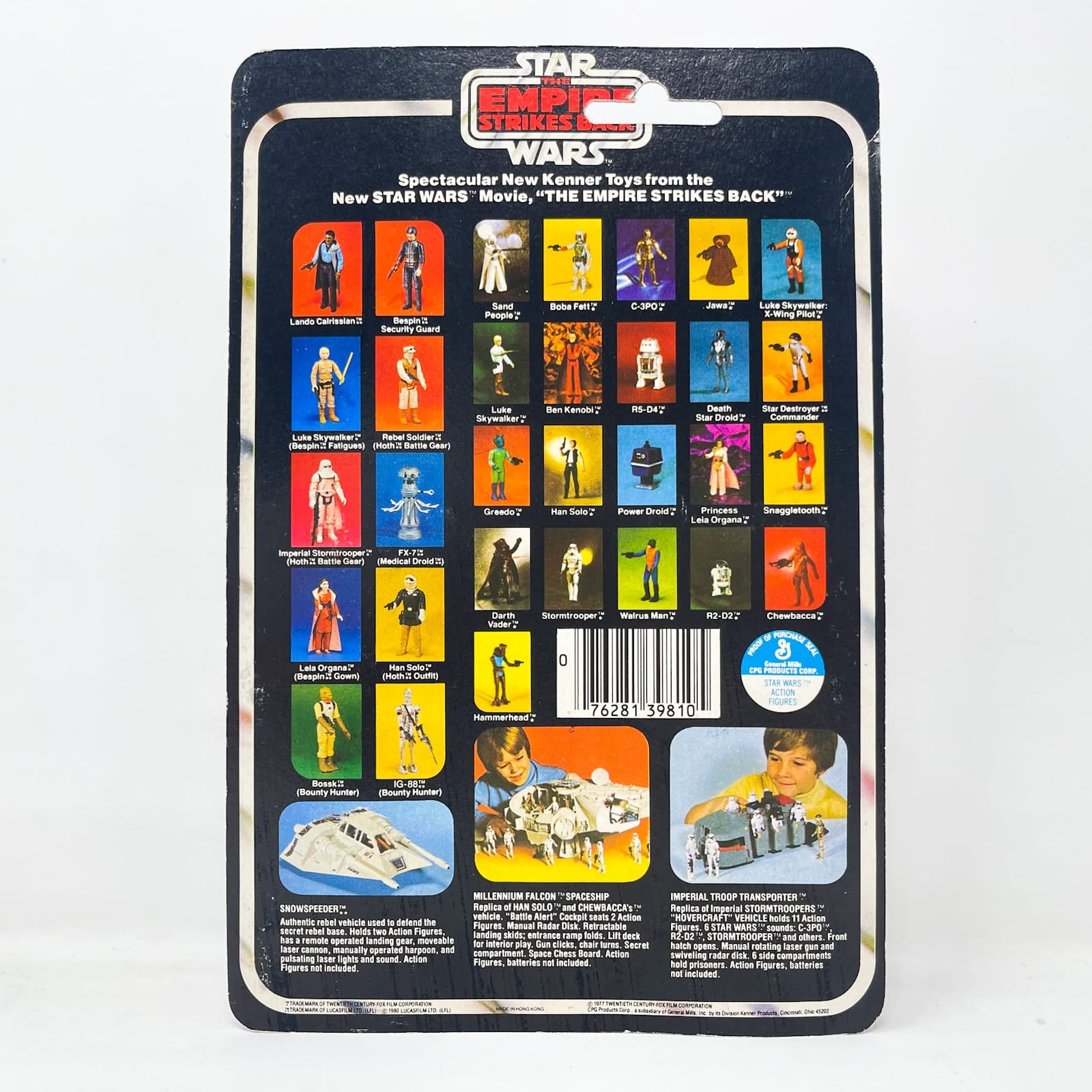 Vintage Kenner Star Wars MOC Bespin Guard (White) ESB 31A - Mint on Card - Vintage Kenner (1980)
