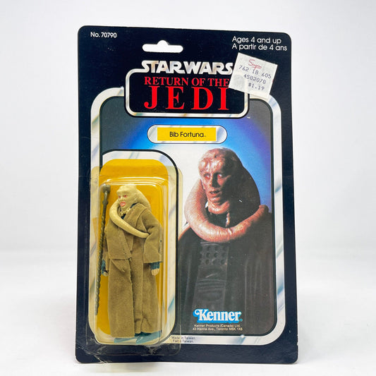 Vintage Kenner Star Wars MOC Bib Fortuna ROTJ 77A Canadian - Mint on Card