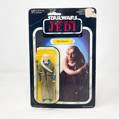 Vintage Kenner Star Wars MOC Bib Fortuna ROTJ Palitoy 65A Back - Mint on Card