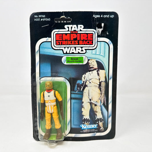Vintage Kenner Star Wars MOC Bossk ESB 41B-back  - Mint on Card