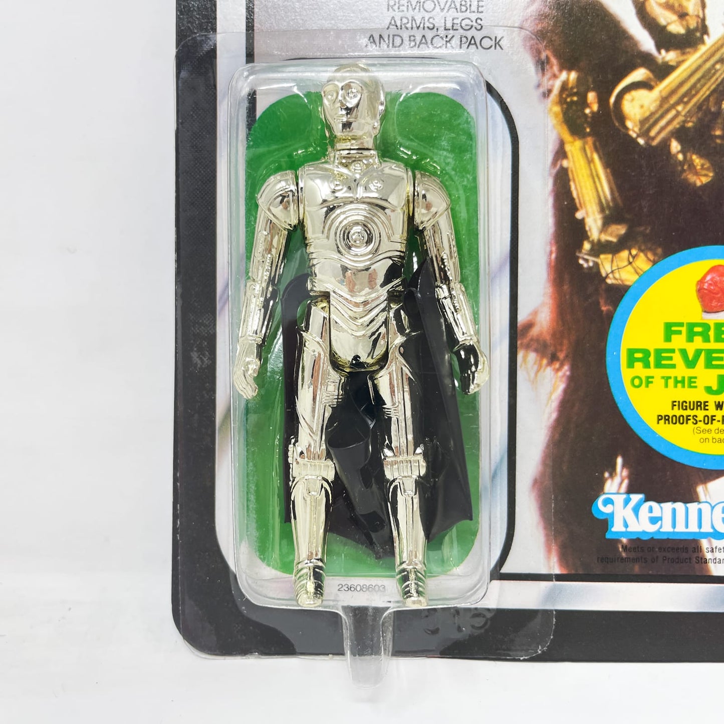 Vintage Kenner Star Wars MOC C-3PO Removable Limbs ESB 48C-back  - Mint on Card - Vintage Kenner (1980)