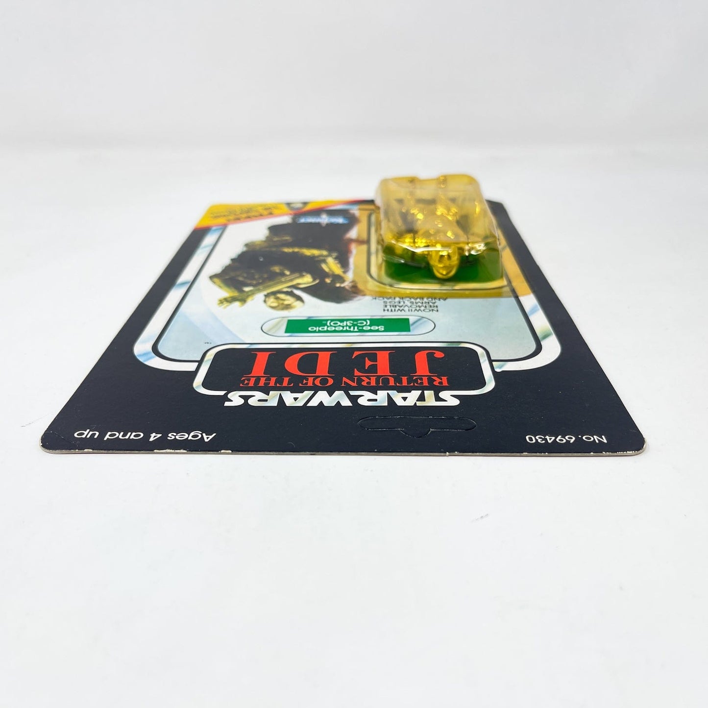 Vintage Kenner Star Wars MOC C-3PO Removable Limbs ROTJ 65C-back  - Mint on Card