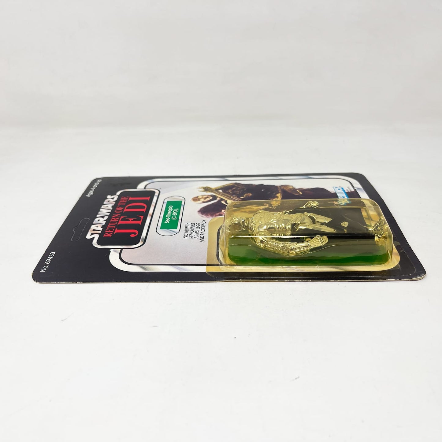 Vintage Kenner Star Wars MOC C-3PO Removable Limbs TSUKUDA ROTJ 65B-back  - Mint on Card - Vintage Kenner (1983)